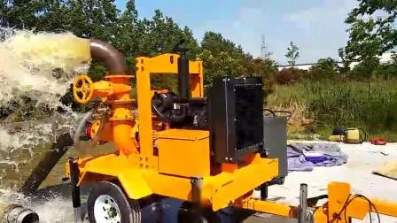 6 Inch Diesel Engine Self-Priming Centrifugal Sewage Water Treatment Pump